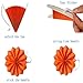 Fiesta Colorful Paper Fans Lantern Round Wheel Disc Design for Party,Event,Wedding Birthday Carnival Home Decorations (Colorful, 12PCS)