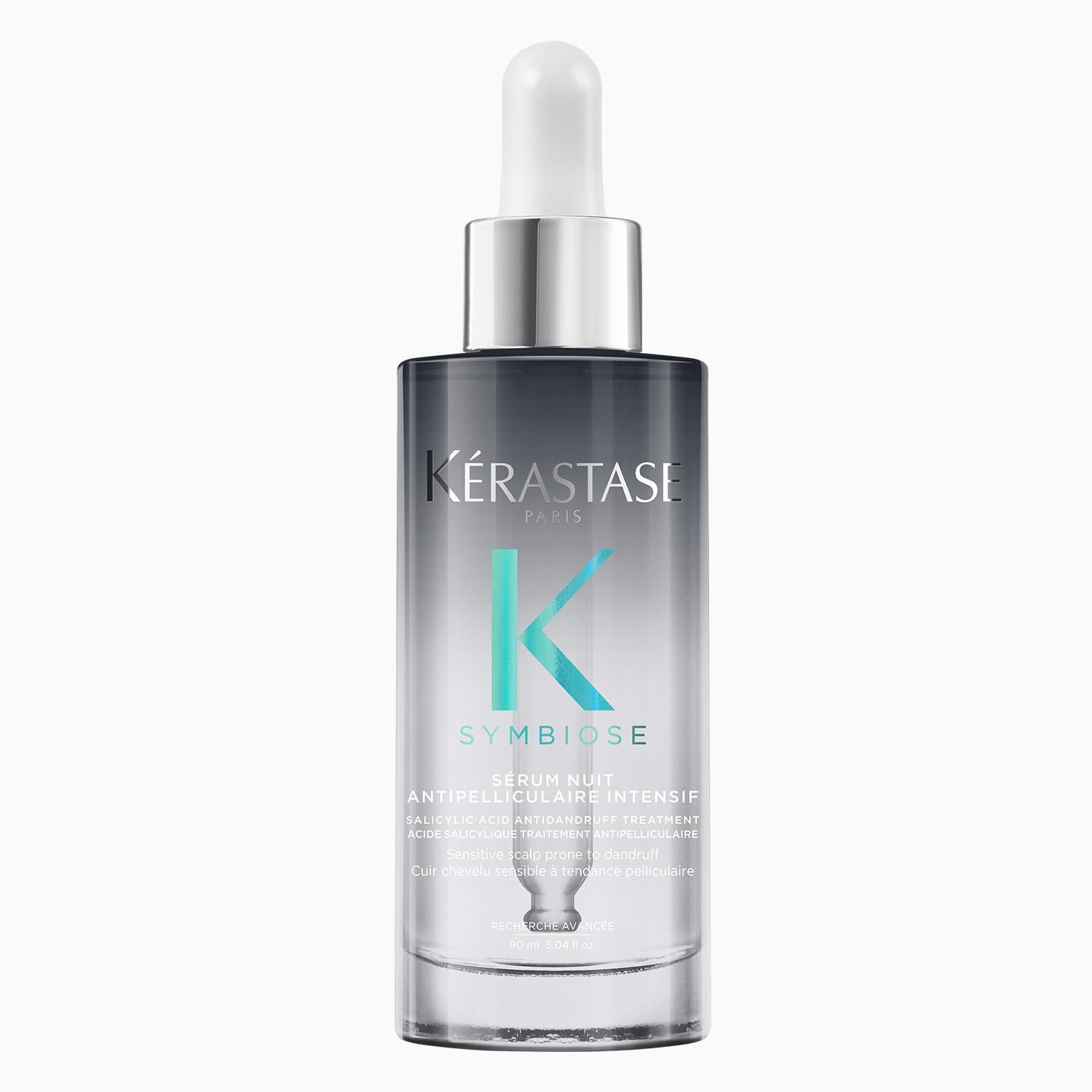 Kérastase Symbiose, Intensive Anti-Dandruff Cellular Night Hair Serum, for Sensitive, Dandruff-Prone Scalps, Sulphate-Free, Silicone-Free, Sérum Cellulaire Nuit Anti-Pelliculaire Intensif, 90 ml