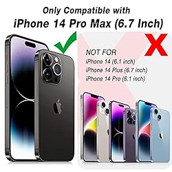 JAME for iPhone 14 Pro Max Case with Screen