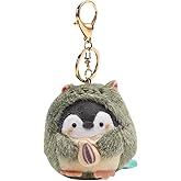 jiesinlov Kawaii Plush Penguin Pendant Cute Keychain,Purse Backpack Charms Accessories Key Chain for Women or Girls Bags