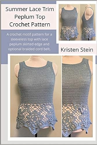 crochet peplum top