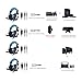 Beexcellent GM-2 Surround Sound Gaming Headset, Over Ear Noise Cancelling Headphones with Mic and LED Light, Stereo PC Headset for VR, Computer Game, PS4, Xbox One, iPad, Phone, Laptop Nintendo Switchthumb 3