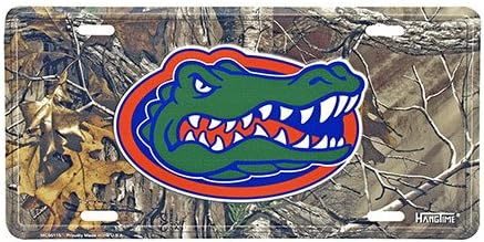 Florida Gators Real Tree Camo License Plate