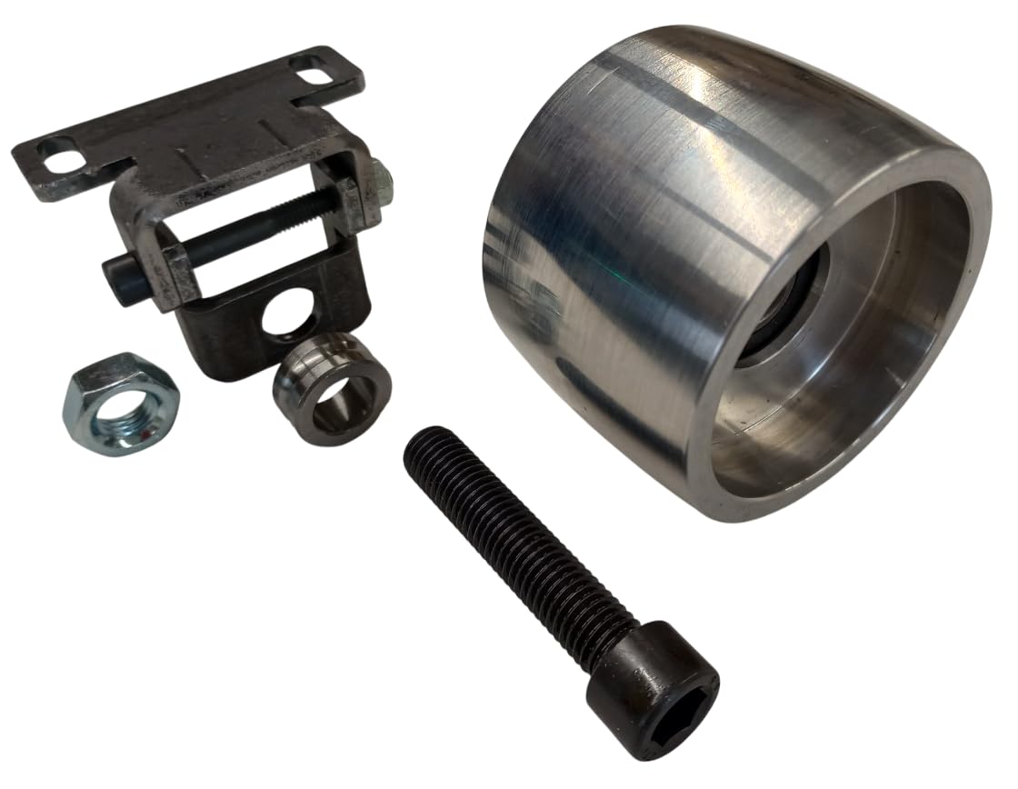 Belt Grinder Tracking Wheel CNC Machined Belt Grinder Tracking Wheel for Knife Grinders 75 mm Diameter - 55 mm Wide (Tracking Wheel)