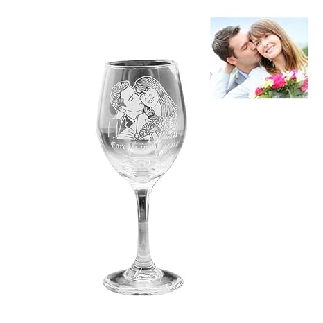 Personalized Photo Red Wine Glasses Crystal Cup Best Gift For Wine