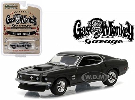 Amazon Greenlight 1969 フォード マスタング ボス 429 ブラック ガス モンキー ガレージ 1 64 おもちゃ おもちゃ