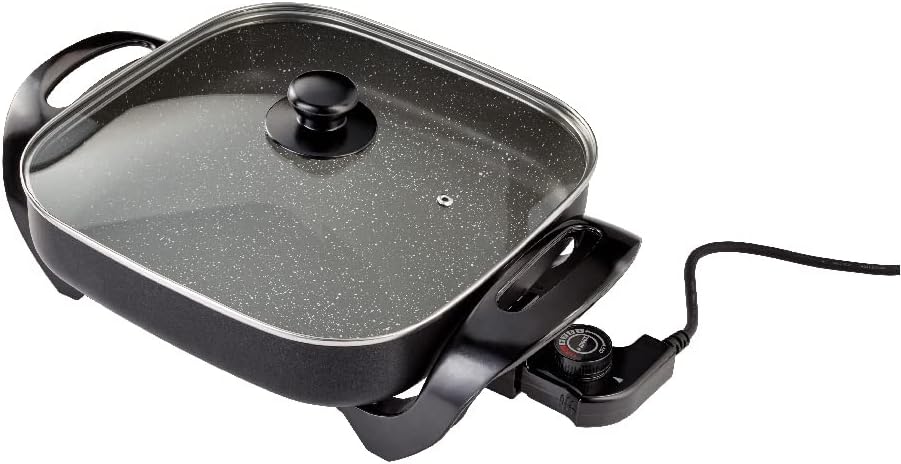 Judge Electric Skillet Non-Stick Multicooker 30cm with Glass Lid