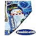 PentaBeauty UPmagic Winter Garden Flag, Double Sided Snowman Welcome/Let It Snow Garden Flags for Christmas Holly Decorative House Yard Winter Holiday Flag, Small (12 × 18) Inches
