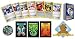 50 Assorted Pokemon Card Pack Lot - All Trainer and Supporter Cards with Bonus Random Pokemon Collectible Coin! Includes 3 Custom Golden Groundhog Token Counters!