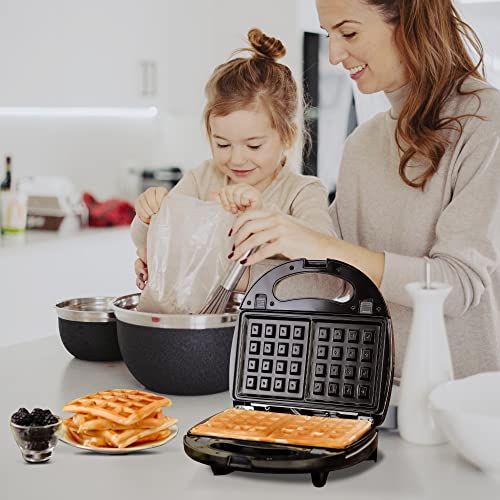 OVENTE 3 in 1 Electric Sandwich Maker, Panini Press Grill and Waffle