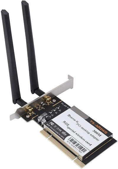 fasient 300Mbps Dual Band WiFi Card AR9220 PCIe 2.4/5GHz 802.11n for Win