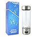 air water life Aqua Deluxe H2 Hydrogen Cup Portable Glass Bottle for Hydrogen-Rich, Ionized, Antioxidant, Non-Toxic Water to Keep Your Body hydrated