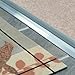 M-D Building Products 08086 3-3/4 in. x 3/4 in. x 32 in. Silver Aluminum and Vinyl Heavy-Duty Low-Profile Threshold