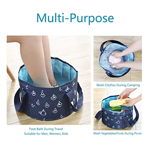 Collapsible Foot Basin Portable Foot Bath Tubs Soaking Feet Home