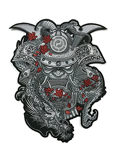 Large Back Patch l Samurai & Blood Sakura