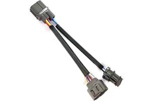 DEVMO Distributor Jumper Harness OBD2 to OBD1 10 PIN Compatible with Civic 1996-1998 (99-00 Civic SI) Integra H-Quality