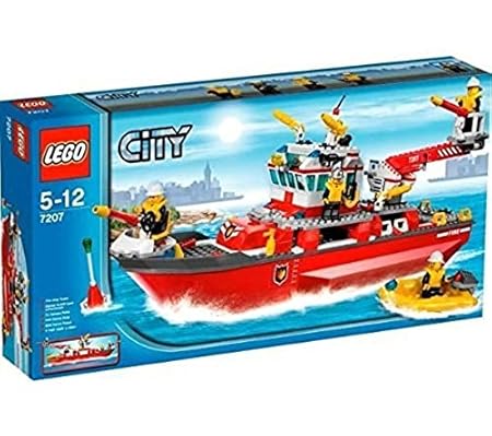 Amazoncom Lego Fire Boat Toys Games