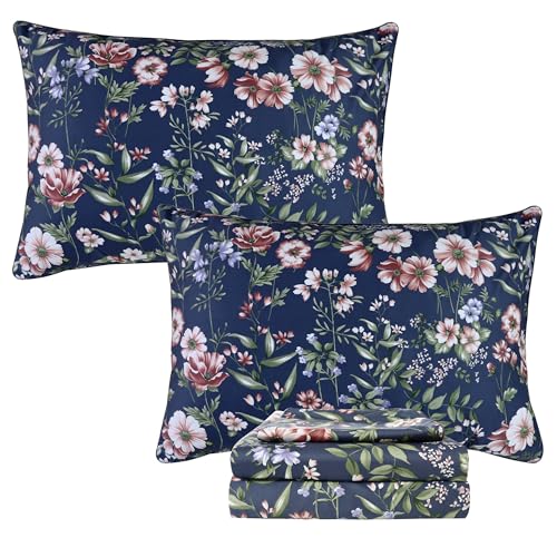 FADFAY Vintage Floral Sheet Set King