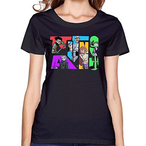 Women S Black Teen Titans Theme Song Japanese T Shirts Buy Online In Grenada At Grenada Desertcart Com Productid 24789253
