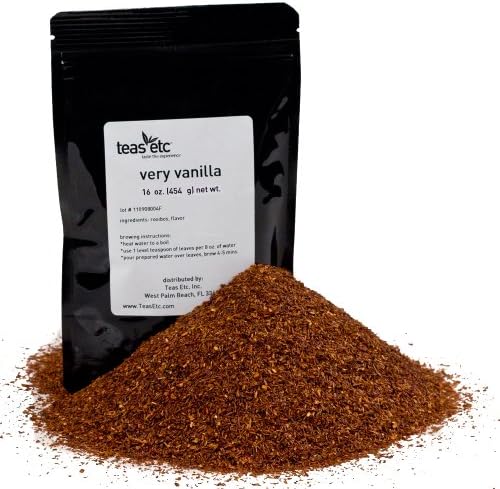 Teas Etc Very Vanilla Loose Leaf Rooibos 16 oz.