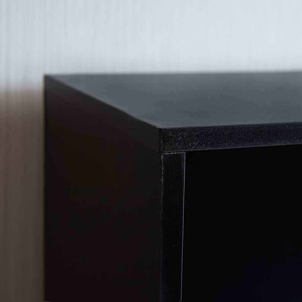 Vida Designs Cambridge 5 Tier Extra Large Bookcase, Black Wooden Shelving Display Storage Unit Office Living Room Furniture - Image 3