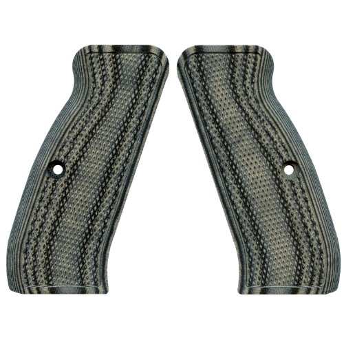 UPC 608819470733, VZ Grips CZ 75 Tactical Diamonds Full Size Gun Grip, Black Desert Sand