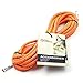 GM CLIMBING 8mm Accessory Cord Rope Double Braid Pre Cut CE/UIAA (Orange, 20ft 8mm)