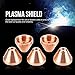 5pcs Plasma Consumables 220673 Plasma Cover Fit Plasma Cutter Torch 0.2-0.8MPa Plasma Cutting Torch Consumable