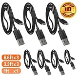 Micro USB Cable, COCOCAT [7-Pack]Premium Micro Charging Cable High Speed USB 2.0 A Male to Micro B 2.0 A Male to Micro B Sync and Charging Cables for Android, Samsung, HTC, Motorola, Nokia and More