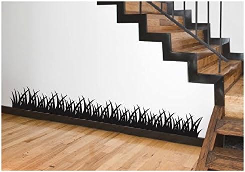 Black Grass Wall Decal Beautiful Deco Art Sticker Mural by DIGIFLARE GRAPHICS Proud USA Manufacturer!!