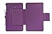i-unik Compatible Case for Galaxy TAB E 8.0 Tablet Model Slim Folio Cover [w/Stylus] (Purple)