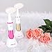 JJlivingJJlivingKINGDOMCARES Facial Cleansing Brush 4 Replaceable Heads Electric Waterproof Handheld 2-in-1 Cleansing Face Brush Sonic Skin Care System Deep Skin Dirt and Make-up Remover