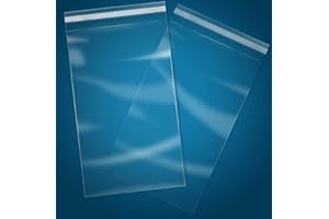 iMailer - 200 Count - 3" x 5" Self Sealing Cellophane Bags- Clear Small Cello Bags for Bakery, Treats, Party Favors, Photo, Jewelry