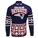 Klew NFL Football 2015 Split Logo Ugly Holiday Sweater Jacket - Pick Team