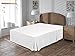 Infiniti Collection Authentic Heavy Egyptian Cotton Bed Skirt Queen Size Hotel Quality, Iron Easy Pleated Split Cornor Bed Skirt with 16