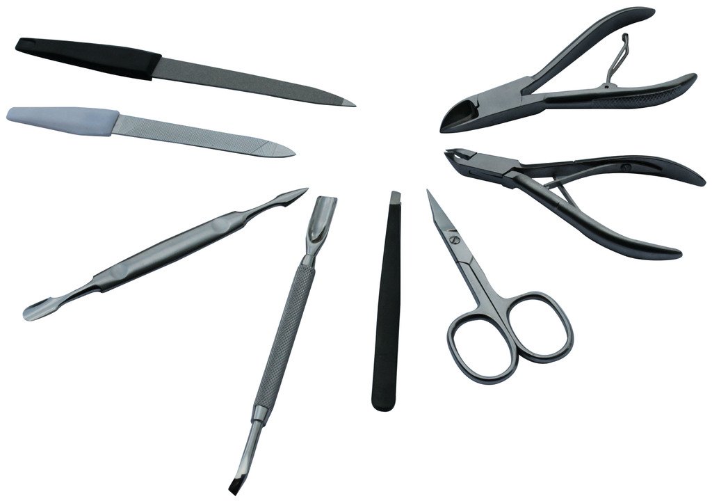 Manicure, Pedicure Chiropody Ingrown Toenail Clipper Podiatry Podiatrist Kit 4 Piece with Nail Files