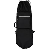 HUIOP Skateboard Bag Backpack Water-Resistant & Night Reflective Adjustable Straps Multi-Pocket for Outdoor Sports Skateboard Gear Accessories