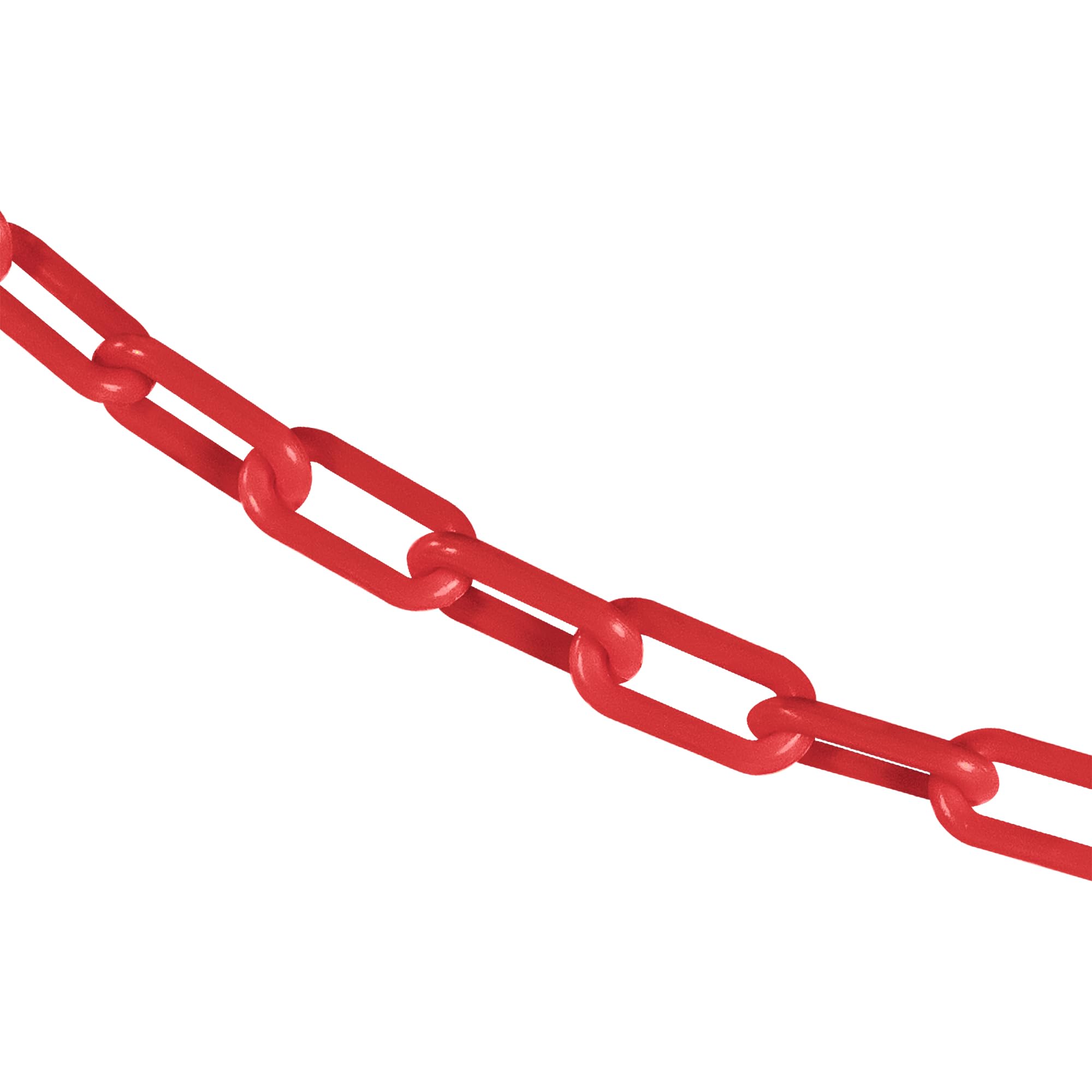 Mr. Chain Plastic Barrier Chain, Red, 1.5-Inch Link Diameter, 500-Foot Length (30005-500) Image