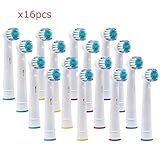 Sorliva Oral B Replacement Brush Heads with Soft Bristle 360 Degree Clean Designed Replacement Toothbrush Head for Oral B Precision Clean,Deep Sweep,Professional Care,Pro Health EB17-4(16PCS)