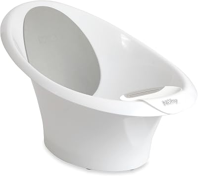 Nuby Sit Me Up Baby Bath with Anti-Slip Bump & Soft Headrest 0-12m