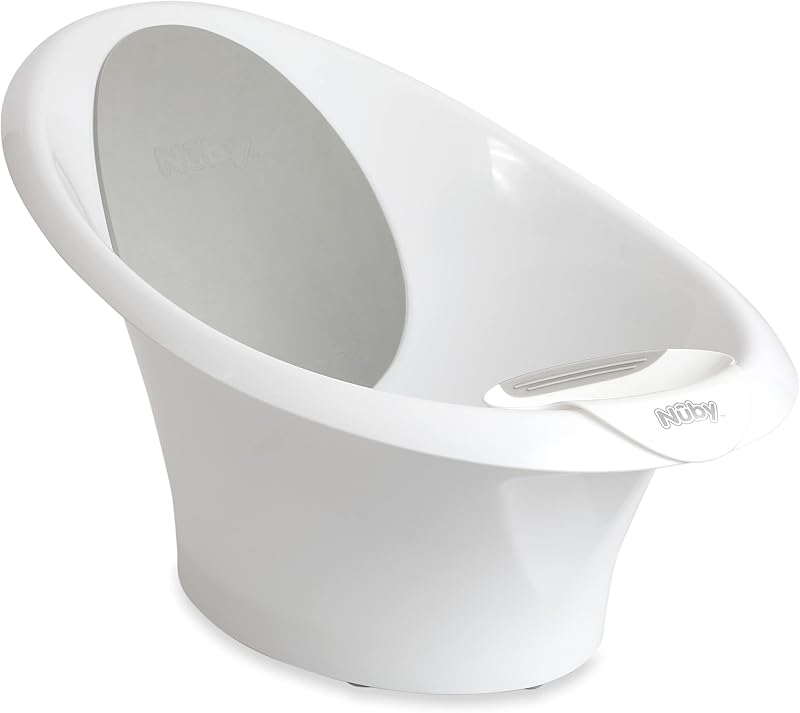 Nuby Sit Me Up Baby Bath with Anti-Slip Bump & Soft Headrest 0-12m