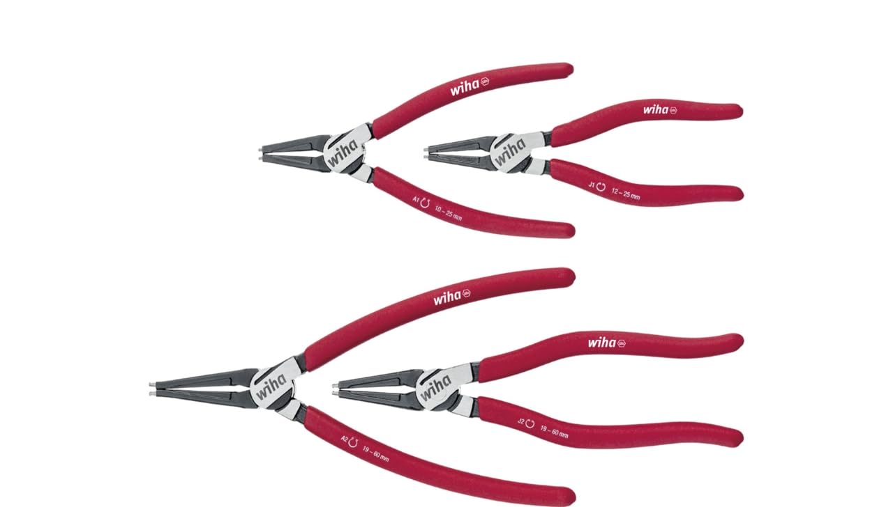 Tangenset Basic Circlip, 4-delig, Red