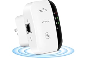 WiFi Extender, WiFi Booster/WiFi Range Extender-300Mbps/2.4GHz WiFi Extender Booster with Ethernet Port, Covers up to 1500Sq.