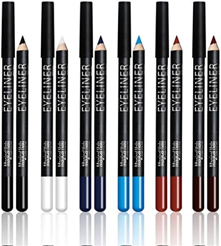 Magical Halo 12pcs/set Colorful Eyeliner Pencil Set Lasting Eye Liner Pen Waterproof Professional Eye Pencil Brand Makeup Set