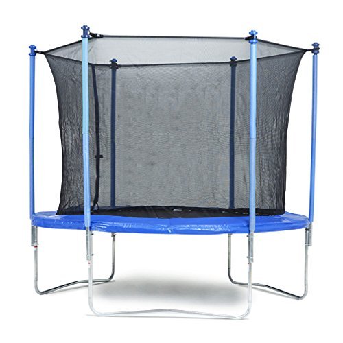 10 FT Trampoline Combo Bounce Jump Safety Enclosure Net W/Spring Pad BestMassage