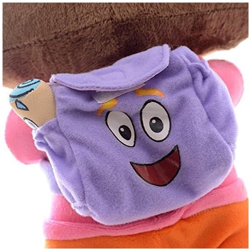 Dora the Explorer Boots Monkey Swiper Fox Dora 9-10 Inch Toddler Stuffed Plush Kids Toys 3 Pcs/set by kidsheaven - Image 3