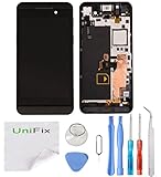 Unifix Black LCD Display with Touch Screen Digitizer Frame Replacement for BlackBerry Z10 4G LTE + Tool Kit