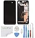 Unifix Black LCD Display with Touch Screen Digitizer Frame Replacement for BlackBerry Z10 4G LTE + Tool Kit