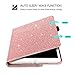GUAGUA New iPad 2018 9.7 Case iPad 2017 9.7 Case Glitter 360 Degree Rotating Stand Full Body Cover Stylus Holder Smart Auto Wake/Sleep Protective Case for iPad 9.7 inch 2018/2017 Rose Gold
