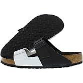 Birkenstock Arizona Split Unisex Shoes Size 11, Color: Black/White/Onyx Black